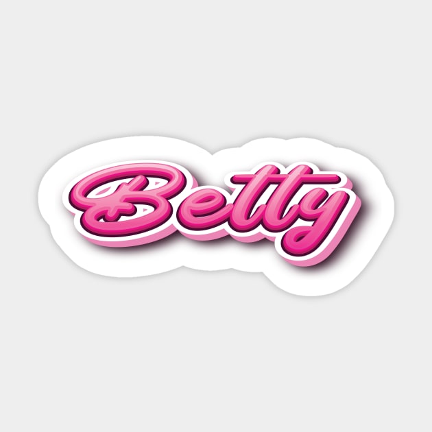 Betty Sticker by ProjectX23